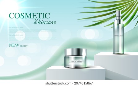 Cosmetic Essence Skin Care Product Ads Stock Vector (royalty Free 