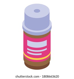 Cosmetic essential oils icon. Isometric of cosmetic essential oils vector icon for web design isolated on white background