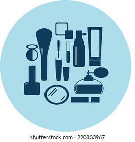 cosmetic flat icons