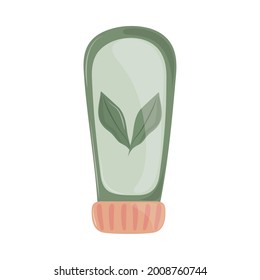 cosmetic herbal tube isolated icon