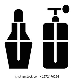 cosmetic icon glyph vector design