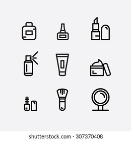 Cosmetic icon set