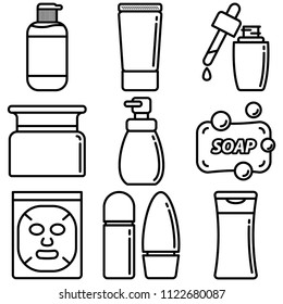 Cosmetic icon set version 2