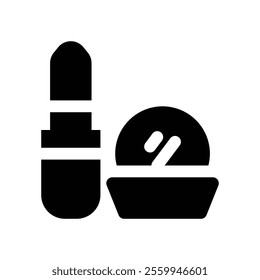 Cosmetic icon. vector glyph icon for your website, mobile, presentation, and logo design.
