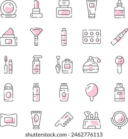 Cosmetic icon vector illustration design art stock