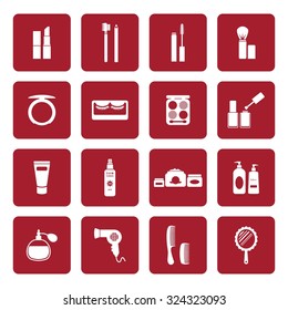 Cosmetic icons. Make up and Beauty icon. Vector Illustration. EPS10