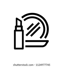 Cosmetic isolate icon. Isolate on white background. Vector.