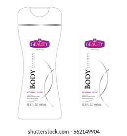 cosmetic label design
