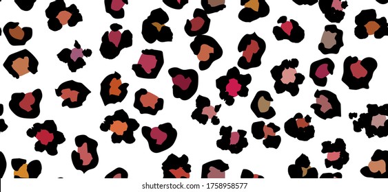 Cosmetic Leopard Print. Seamless Cheetah Pattern Camouflage. Make Gradient Panther Inkblot Dog. Jaguar Snake Ink. Cream Animal Blot. Leo Gradient Vector Dot. Mud Animal Print. Cheetah Jaguar Spot.