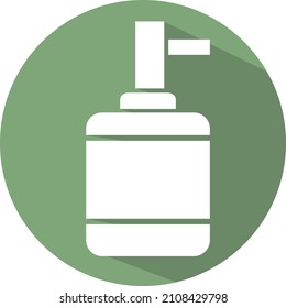 Cosmetic liquid soap, illustration, vector on a white background.