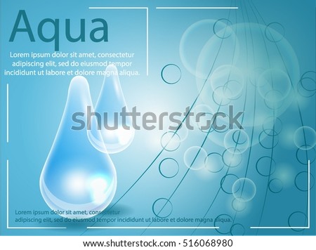 Cosmetic magazine concept design. Vector illustration. Abstract bachground.