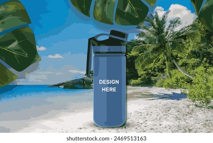 Cosmetic mask mockup with beauty packaging design |Cosmetic splashes drops with cosmetics tubes or bottles for beauty with social media poster design | women cosmetic bottles social media banner desig