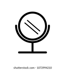 cosmetic mirror icon vector template