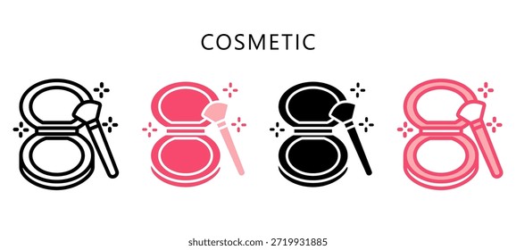 Icono cosmético del estilo multi. Mini Ilustración Relacionada Con El Cuidado Personal. Uso Para El Concepto Moderno, Ui, Web Ux Y Desarrollo De App.