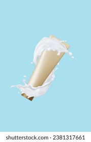 cosmetic Package Pump Bottle And Shampoo Illustrations Vector 
