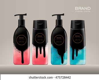 Cosmetic Package Template Design Attractive Packaging Stock Vector ...
