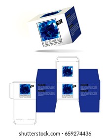 Cosmetic packaging design. Cut.