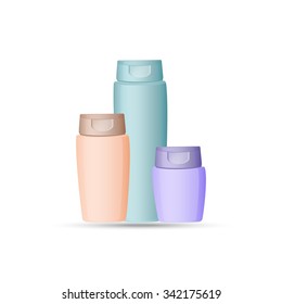 Cosmetic packaging, plastic tube.