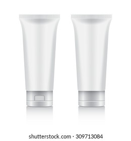 Cosmetic Packaging : Plastic Tube : Vector Illustration