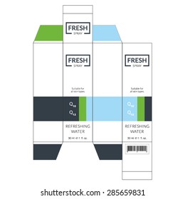 cosmetic packaging. Vector