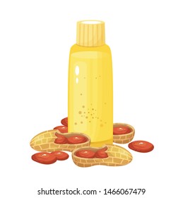 cosmetic peanut butter vector illustration