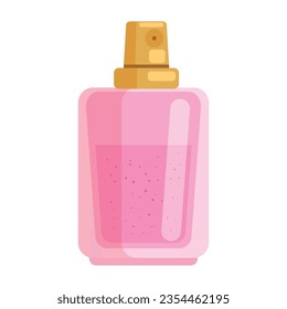 cosmetic perfume bottle icon isolated