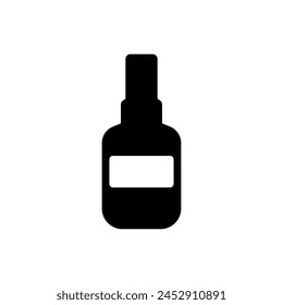 Cosmetic perfume bottle icon vector