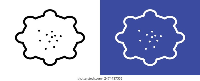 Cosmetic Pigment Icon Ideal for Makeup and Beauty Product Designs