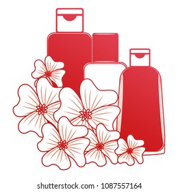 cosmetic plastic bottles liquid gel lotion