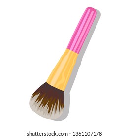 
cosmetic powder makeup brush