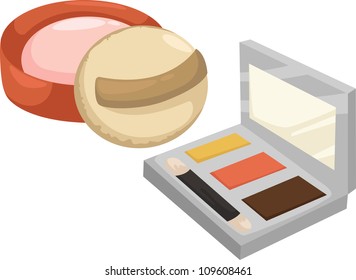 Cosmetic Powder vector