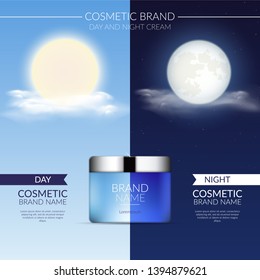 Cosmetic product background for ads