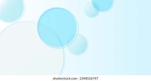 El producto cosmético muestra el fondo con vidrio azul o agua en la vista superior. diseño de discos de vidrio circular para presentación de empaque. diseño vectorial.