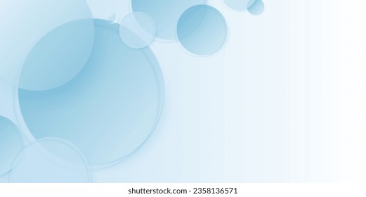 El producto cosmético muestra el fondo con vidrio azul o agua en la vista superior. diseño de discos de vidrio circular para presentación de empaque. diseño vectorial.