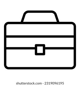 Cosmetic product icon outline vector. Case zipper. Makeup fashion