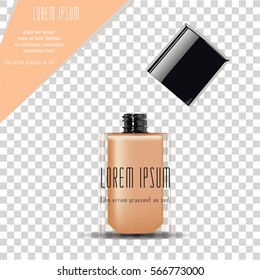 Cosmetic product package. Vector Illustration. 