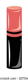 Cosmetic products for makeup, isolated lipstick or gloss for lips. Cream or serum for treatment of skin, minimalist package design. Advertising and marketing. Vector in flat style illustration