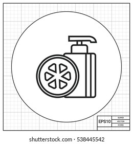 Cosmetic pump bottle