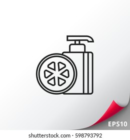 Cosmetic pump bottle