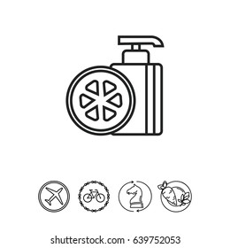 Cosmetic pump bottle