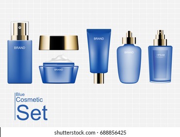 Cosmetic set serum, essence, moisturizer, cream, lotion