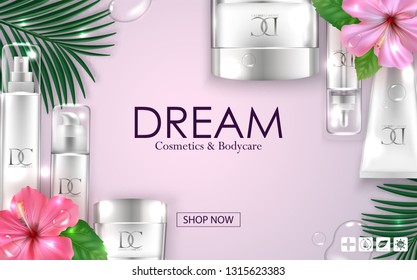 Cosmetic skin care cream packaging 