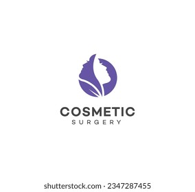 cosmetic surgery logo Design Template Vector icon