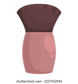 Cosmetic tool icon cartoon vector. Eye makeup. Make brush