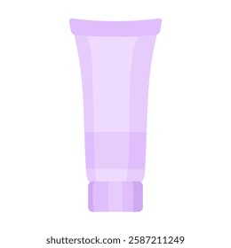 Cosmetic tube icon. Skincare product packaging for cream, lotion, or gel. Used for beauty and personal care routines.