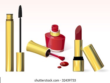 Cosmetic. Vector.