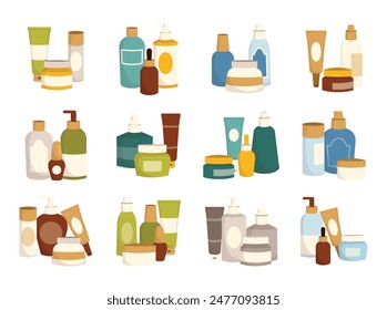 Cosmetic Vector Element Collection Set