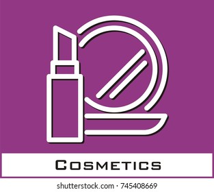 Cosmetic vector icon