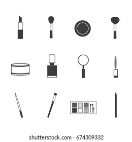 Cosmetic vector icon set