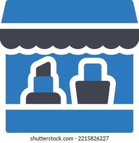 ilustración cosmética vectorial en un fondo transparente. Símbolos de calidad superior. Iconos vectoriales de glifos para diseño de conceptos y gráficos. 

